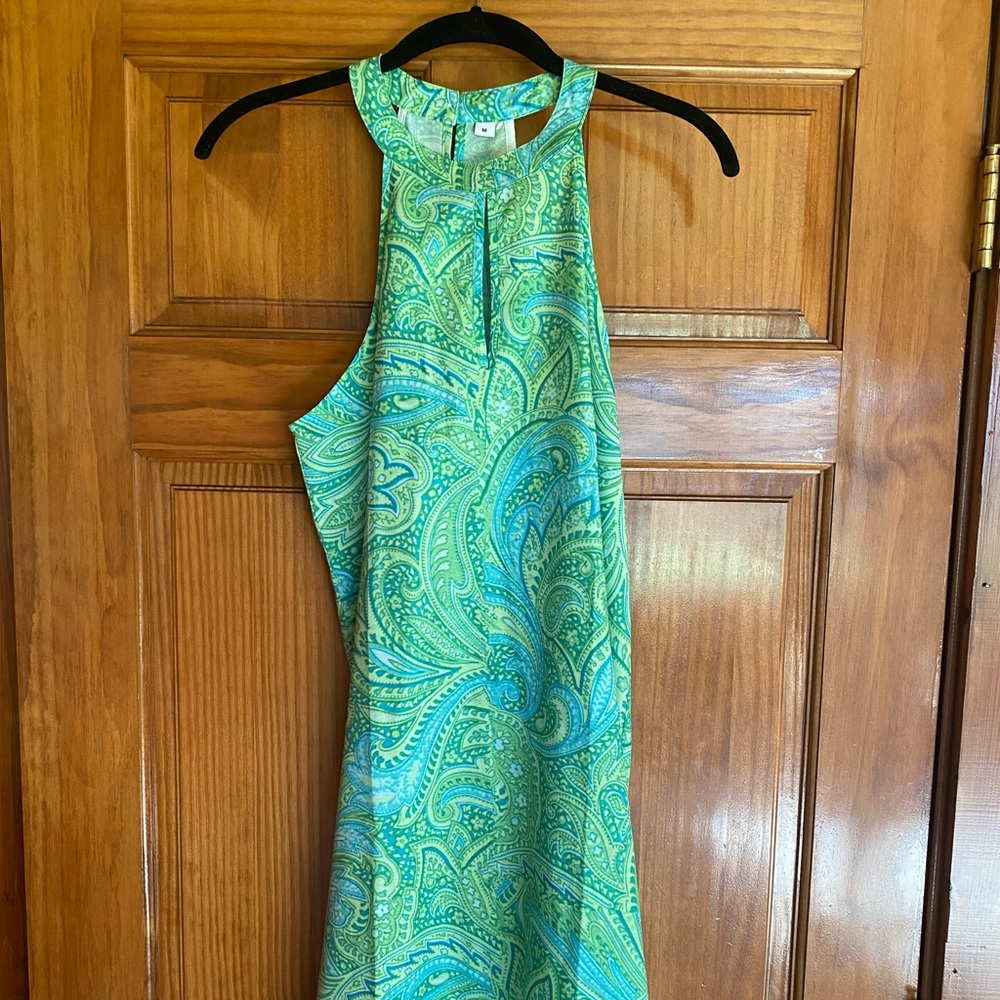 Paisley summer tank dress size medium